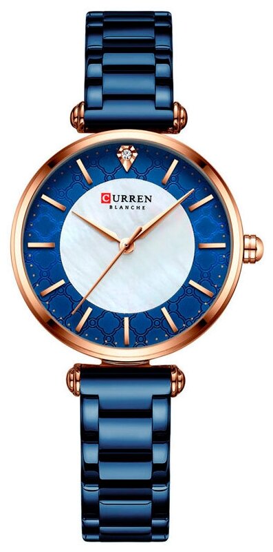 Наручные часы CURREN CURREN Женские наручные часы CURREN C9072LBLGBLW, синий