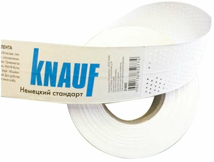 Лента бумажная армирующая КНАУФ 5,2х15000 см Knauf - фото №20