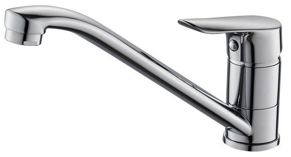 Смеситель для кухни 35к ESKO RIO05 "Rio" длинный пов. излив, крепление под гайку*