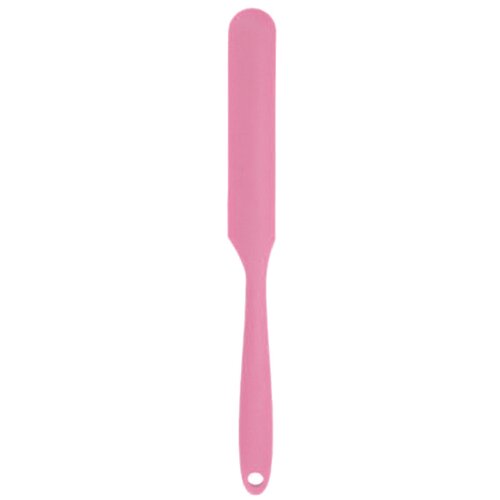 фото Силиконовая кулинарная лопатка - нож, 24.5х2.5 см, розовый casalinghi