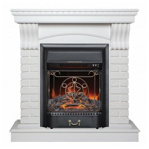 Электрокамин RealFlame Jazz STD/EUG WT-P511 с очагом Majestic Lux Black