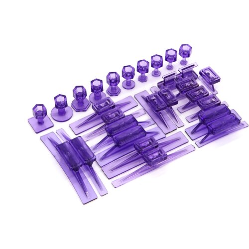 Клеевые адаптеры (грибки) MIDIAR A 02 для кризовых и градовых вмятин (PDR / БУВ) (комплект из 28 шт.)