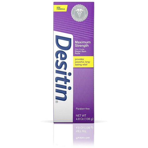 Desitin Maximum Strength, крем от опрелостей фиолетовый 136г