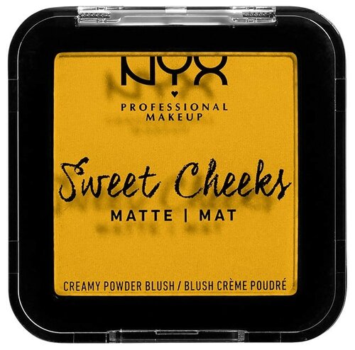 NYX professional makeup Прессованные румяна Sweet Cheeks Creamy Powder Matte, 11 Silence is Golden