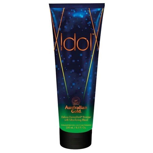 Australian Gold Idol крем с уникальными белыми бронзаторами для загара в солярии и на солнце (250 мл)