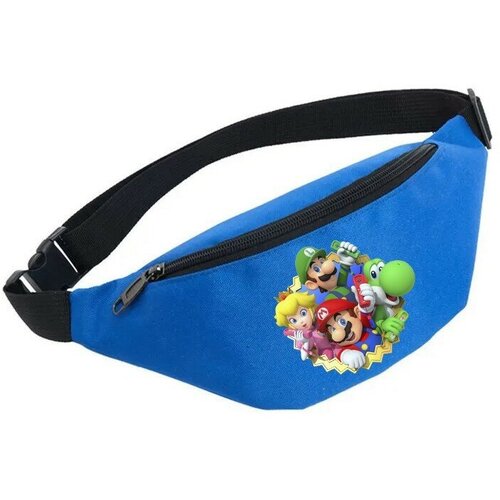 фото Сумка поясная noname, голубой