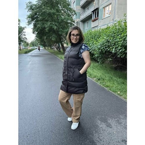 фото Жилет , размер 48, черный h&h collection