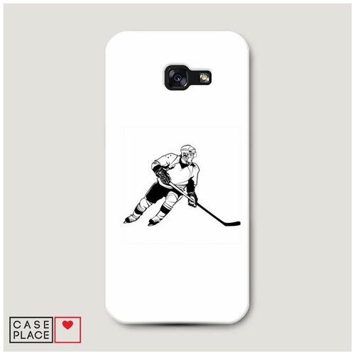 фото Чехол пластиковый samsung galaxy a3 2017 хобби хоккей case place