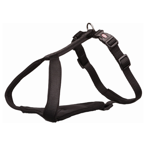 Шлейка TRIXIE Premium Y-harness L-XL черный, L шлейка premium y harness l–xl 85–105 см 25 мм черный