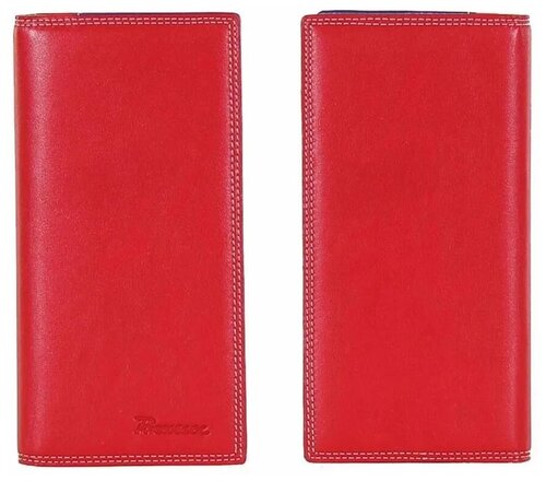 Бумажник Prensiti, фактура гладкая, мультиколор, красный