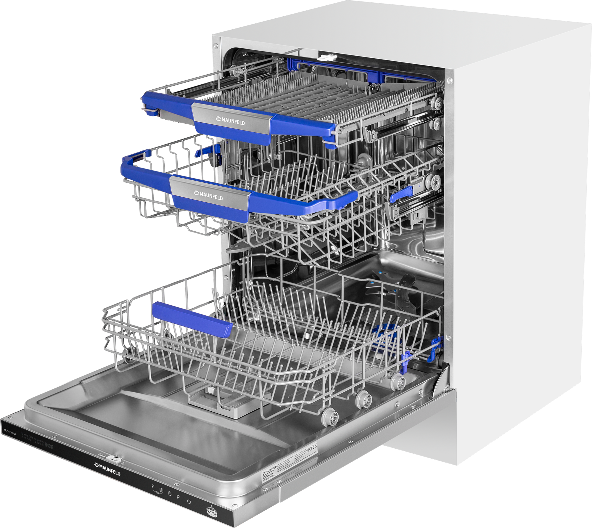 Посудомоечная машина c инвертором и авто-открыванием MAUNFELD MLP-12IMROI