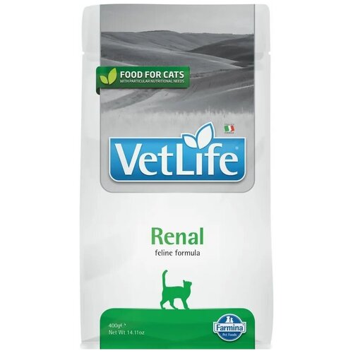 Сухой корм Farmina Vet Life Renal 400 г для кошек при почечной недостаточности