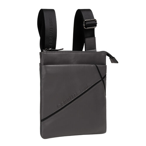 фото Сумка планшет cerruti 1881, фактура гладкая, серый