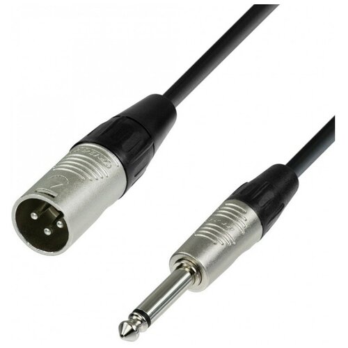 Кабель аудио 1xJack - 1xXLR Adam Hall K4MMP0300 3.0m переходник xlr m mono jack комплект из 2 шт