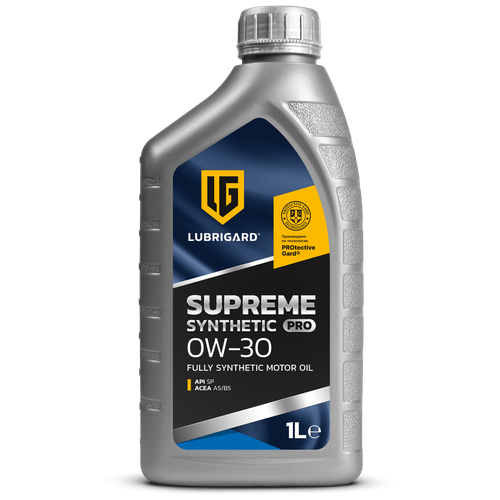 Синтетическое моторное масло LUBRIGARD SUPREME SYNTHETIC PRO 0W-30, 1 л