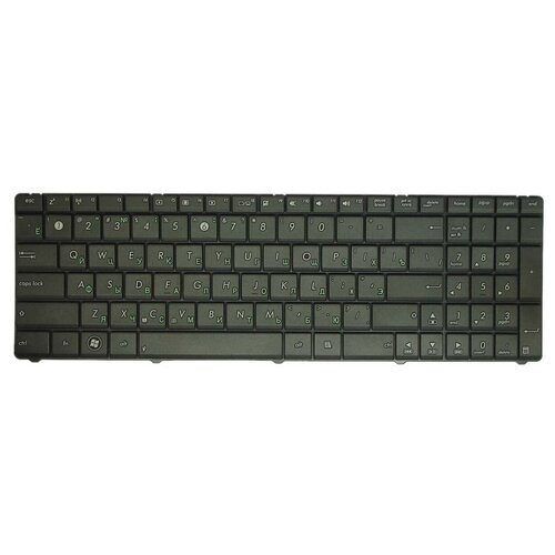 Клавиатура для ноутбука Asus K52 K53 N50 Series Плоский Enter Черная без рамки PN NSK-UM0SU 63000₽
