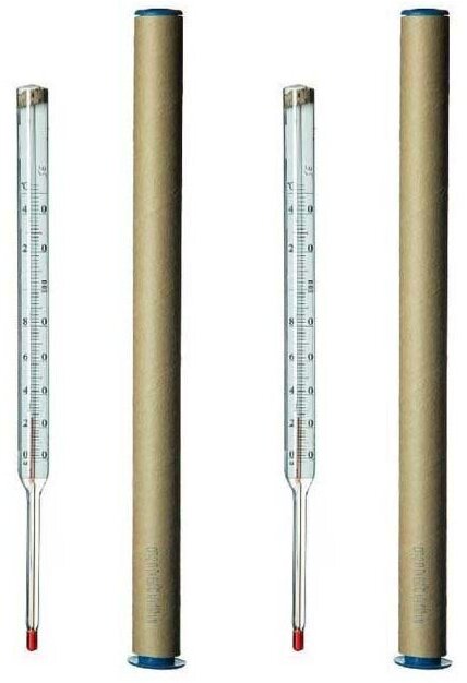 Термометр стеклянный керосиновый СП-2П №3 0+150°С н/ч 100 мм 2 шт.