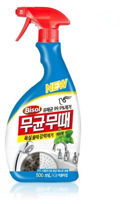 Pigeon Corporation Bisol for Bathroom Антибактериальное чистящее средство для ванной комнаты с ароматом свежих трав 500 мл