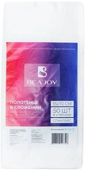 Beajoy Полотенца одноразовые в стопке 35х70 см, 50 шт., цвет: белый