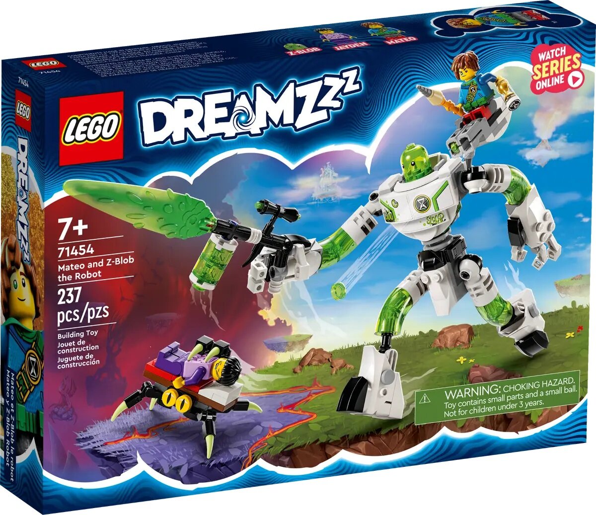 Конструктор LEGO DREAMZzz 71454 Mateo and Z-Blob the Robot, 237 дет.