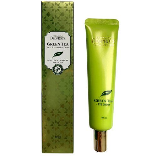 Deoproce BB крем Green Tea Total Solution, SPF 50, 40 мл/40 г, оттенок: зеленый, 1 шт.