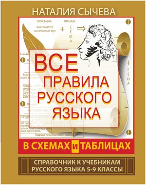 Все правила русского языка в схемах и таблицах. 5 - 9 классы Сычева Н.