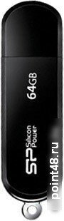 Silicon Power LuxMini 322 64Gb (черный) - фото №7