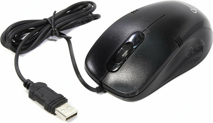 Мышь проводная Gembird MOP-100 чёрный USB - фото №17