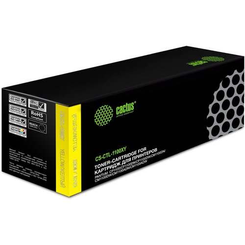 Картридж Cactus CS-CTL-1100XY желтый 2300 страниц совместимый для Pantum CP1100CP1100DWCM1100DNCM1100DWCM1100ADNCM1100ADW 2520₽