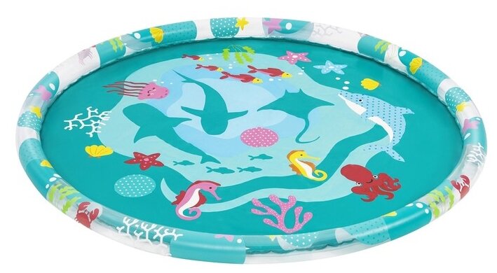 Bestway Детский бассейн с надувным дном Ocean Fun 165 см 52487