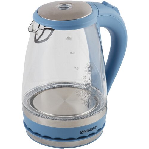 Чайник ENERGY E-279 синий 15 л диск стекло 214600₽
