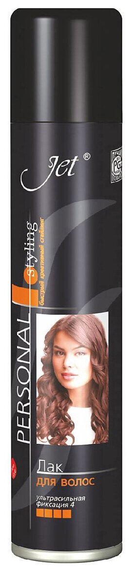 Jet Лак для укладки волос Personal Styling Объем и Стойкость экстрасильная фиксация