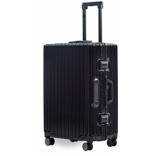 Чемодан treepzon, 45 л, размер S, черный чемодан treepzon 45 л размер s серый