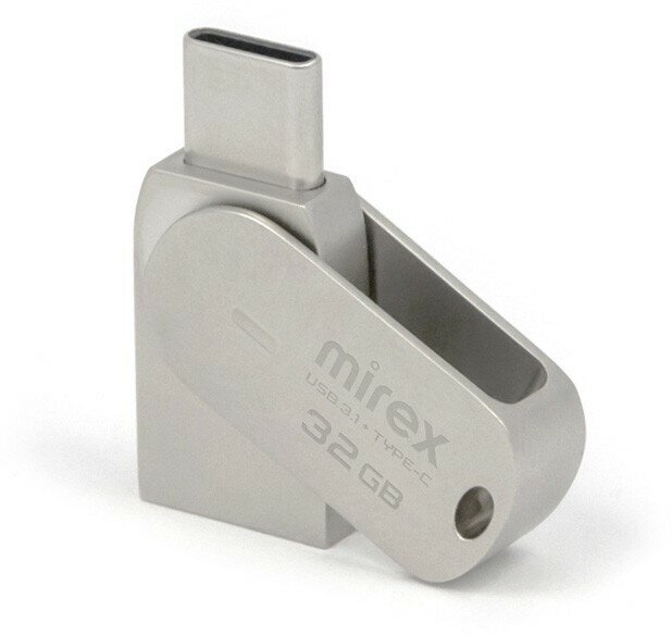 Накопитель USB 3.1 32GB Mirex OTG, Type-C, металл - фото №6