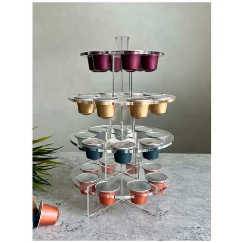 Держатель для капсул 4Decor для Nespresso Original диспенсер для капсул le cafeier hohberghorn ch1312 chrome