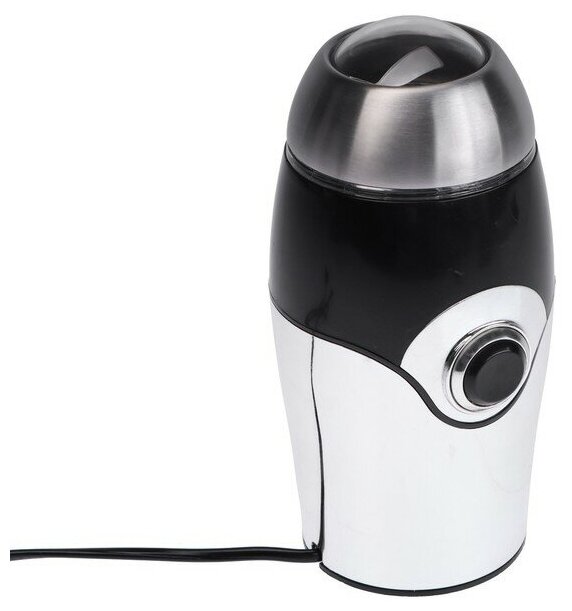 Кофемолка электрическая LuazON LCG-03 200 Вт 40 г чёрно-белая