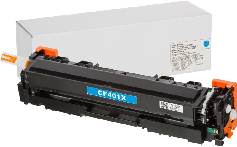 Картридж лазерный Retech 201X CF401X гол. для HP CLJ Pro M252/M277 - фотография № 1