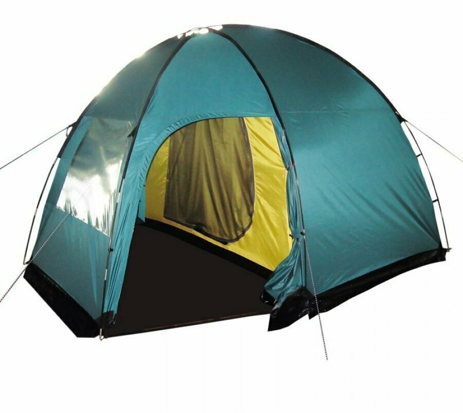 Tramp кемпинговая палатка Bell 3 V2, зеленый