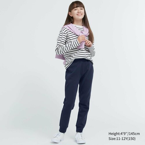 Брюки джоггеры Uniqlo, размер 13Y(160), синий