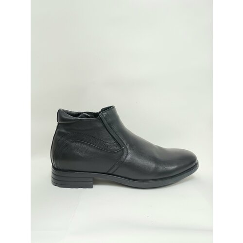 Ботинки Paolo Conte, зимние, натуральная кожа, резинка в подъеме, укрепленный мысок, размер 45, черный
