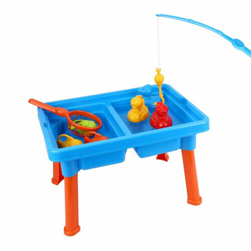 Детский набор для рыбалки с крышкой с водой технок детская рыбалка / игрушки для песочницы / для игр с песком