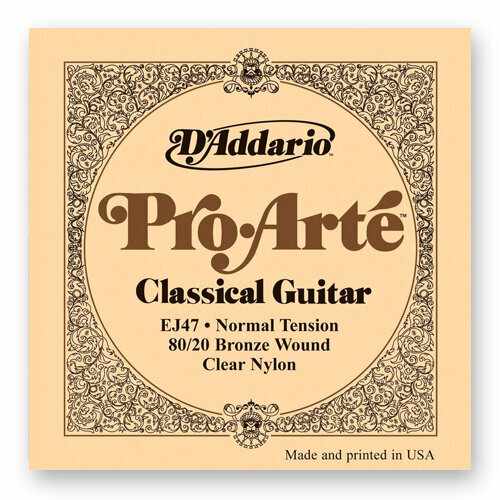 Струны для классической гитары D'Addario Pro-Arte EJ47 Normal (6 шт) d addario ej47 normal струны для классической гитары бронзовая обмотка