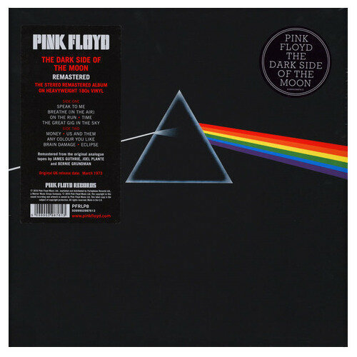 Виниловая пластинка Pink Floyd. The Dark Side Of The Moon (LP)