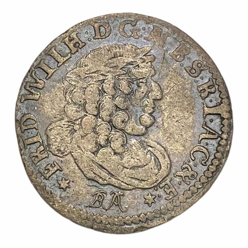 Германия, Бранденбург-Пруссия 6 грошей 1686 г. (BA) (Неизвестная разновидность) германия бранденбург пруссия 6 грошей 1681 г hs