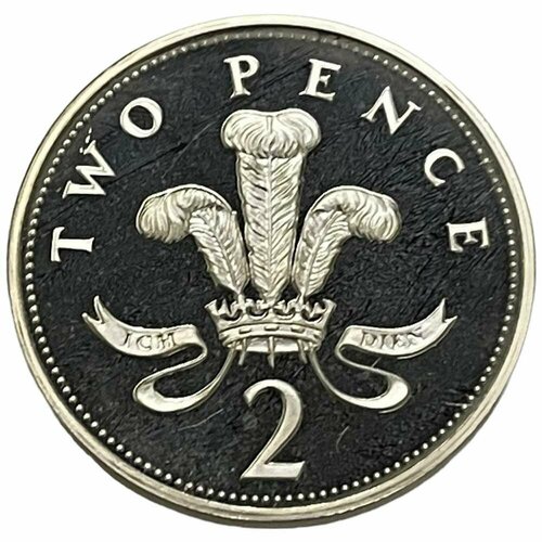Великобритания 2 пенса 1996 г. (25 лет десятичной валюте) (Proof) великобритания 2 пенса 2010 г королевский щит proof
