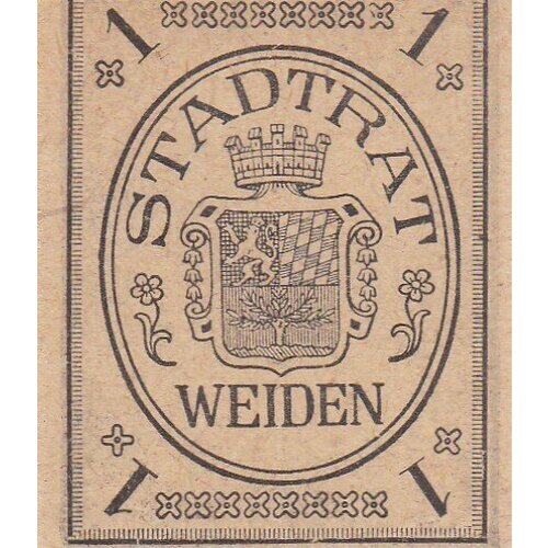 Германия (Веймарская Республика) Вайден 1 пфенниг 1920 г. германия веймарская республика луцхёфт 1 марка 1920 г