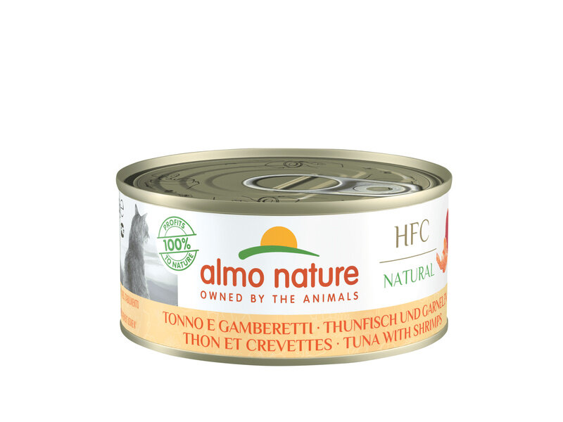 Almo Nature Консервы для кошек с Тунцом и Креветками (Natural - Tuna and Shrimps) 150г 0.15 кг - фотография № 2