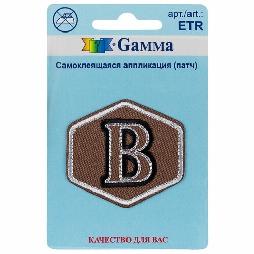 Gamma ETR Аппликация (патч) самоклеящаяся № 02 1 шт 01-234 В 5 х 4.5 см