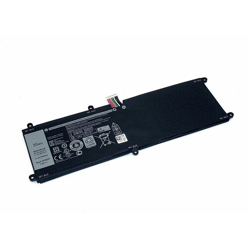 Аккумуляторная батарея для планшета Dell Latitude 11 5175 (VHR5P) 7.6V 4600mAh аккумулятор для ноутбука dell latitude 11 5175 5179 rfh3v