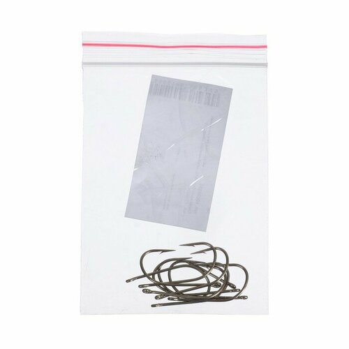 фото Крючки одногибые № 12, колюбакинские, никель, 10 шт. игольный завод